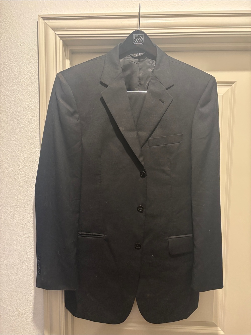 Jos. A. Bank Black Men's Single-Breasted Suit Jacket